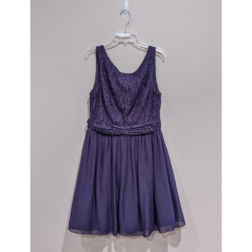 Speechless Purple Plum Cocktail Dress (Size 11)
